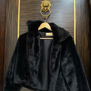 Regret Or buy BLACK FAUX COAT