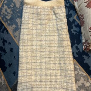 Long Woollen Winter Skirt