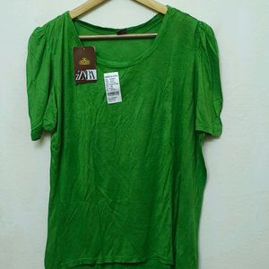 Trendy New Green T Shirt For Women