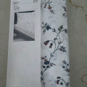 Floral SingleBedsheet With Pilow Cover By Ikea