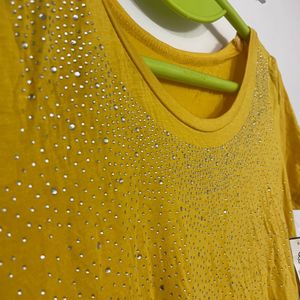 Yellow Studded Blouse