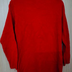 Red Collated Sweater