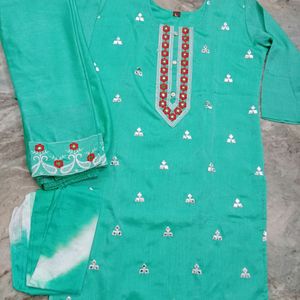 Embroidery Work Suit Set