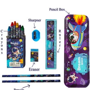 Astronaut Metal Pencil Box Return Gift Set