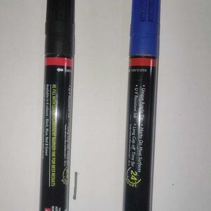 Luxor Refillable Permanent Marker Blue And Black