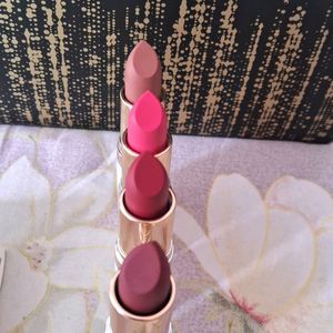 Lipstick By Myhlamm Satin Matte Combo Of 4