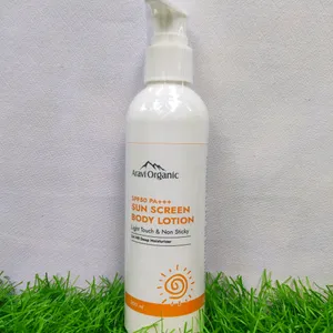 Aravi Organic Sunscreen Body Lotion