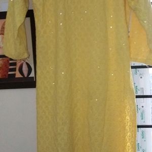 Women's Yellow Kurti