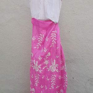 White Pink  Lehnga Choli