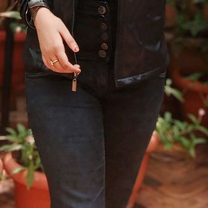 Black High Waist Skinny Jeans