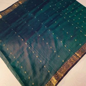 Cotton Blend Pure Gadwal Saree