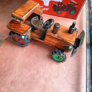 Wooden Tractor 🚜