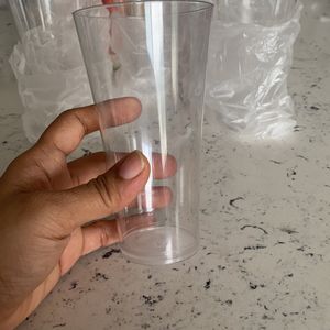 Glass Use For Juice And Unbrakeble Plastic