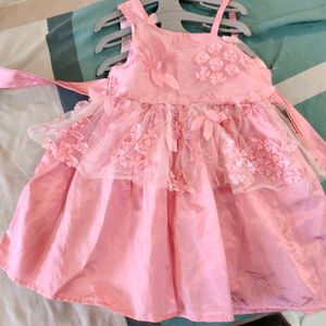 Baby Pink Butterfly Gown