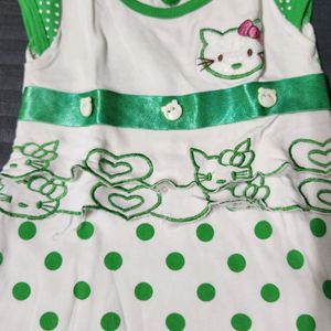 Green Dress For Newborn Girl Baby