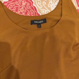 Trends New Brown Top With Knot