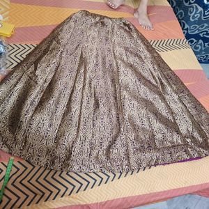 Crop Top Lengha With Can