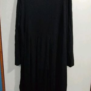 Casual Black Midi Dress