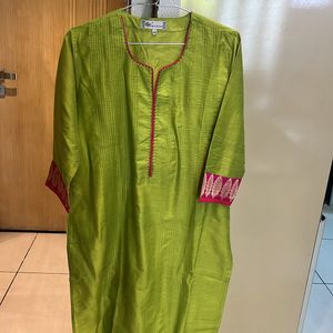 Parrot Green Kurta