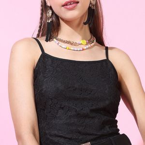 Black Bralet Crop Top