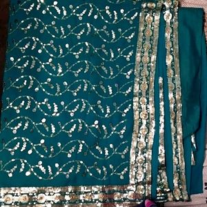 Sequined Saree