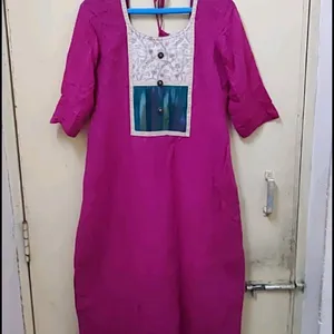 Magenta Kurti