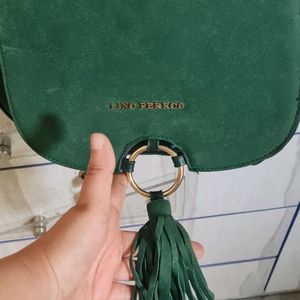 Lino Perros Green Sling Bag