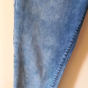 Ultra High Waist Blue Jeans