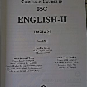 English Literature Book Class 11&12