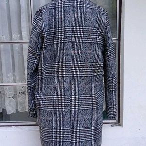 Check Overcoat Korean Product