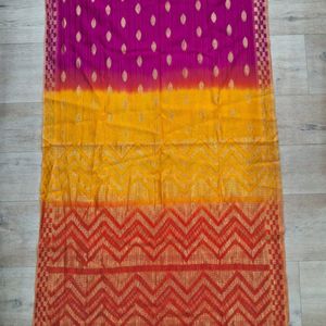 Russel Net  Dyeable Dupatta With Champion Zari