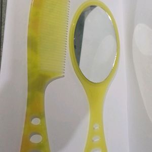 *NEW* Hair Comb, Mirror Combo Pack Of 2