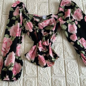 Floral Crop Top