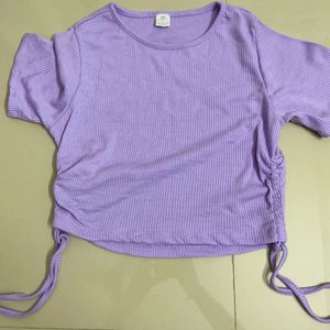 Lavender Crop Top