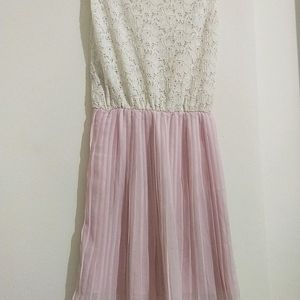 Pink  Off-white Dress