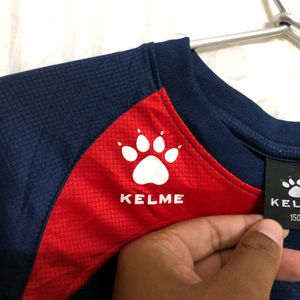 Kelme Blue Long Sleeve T Shirt