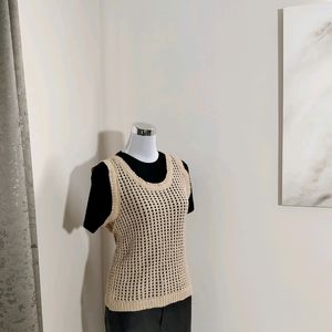 Crochet Woolen Vest