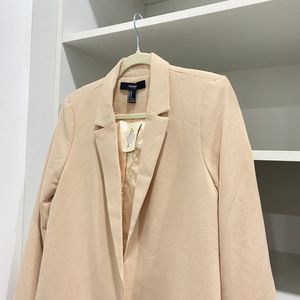 Forever 21 Beige Fall Overcoat