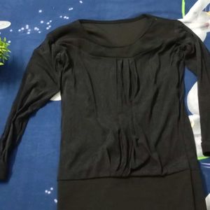 Full Sleeves Black Top