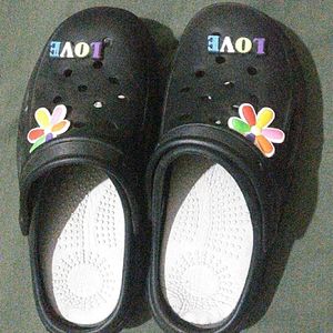 Black Cute Korean Slippers