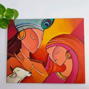 Radha Krishna Canvas Painting