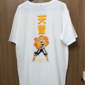 Anime Oversized White T-shirt For Women