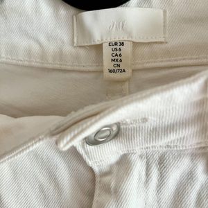 H&M White Jeans