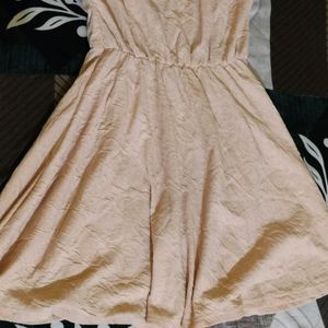 Nude Colour Midi Dress