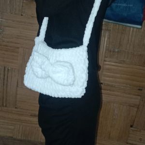 Crochet Bow Bag