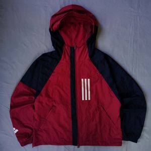 ADIDAS RED WINDCHEATER JACKET