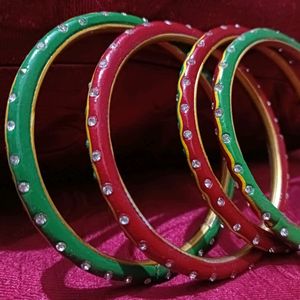 Multi-Colored Bangles Set