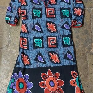 Pure Cotton Batik Print Salvar Suit