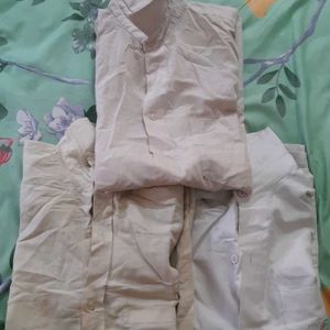 3 Cotton Shirts For Donation