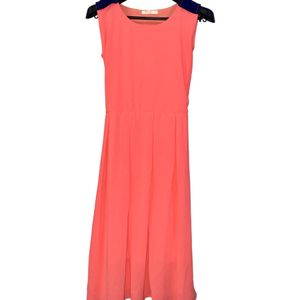 Pink Crepe Dress